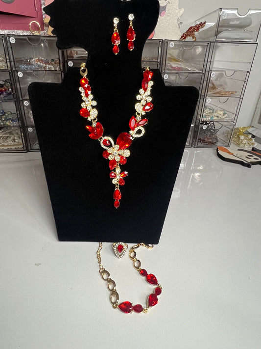 Radiant 3-piece jewelry set
